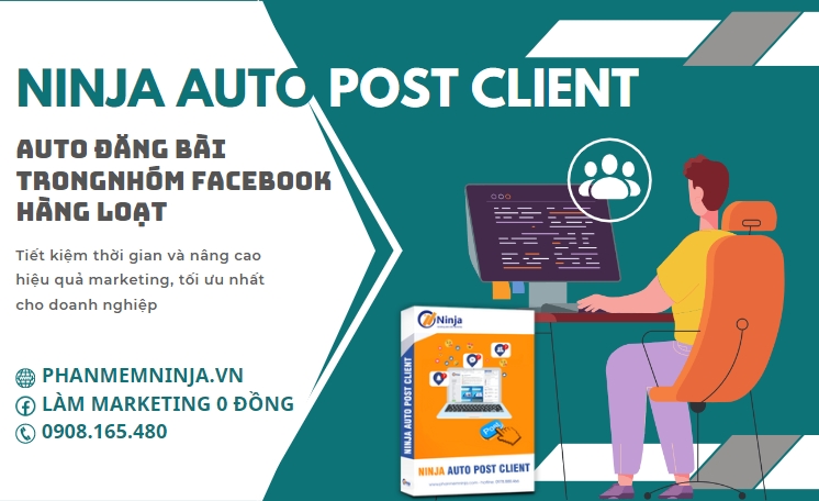Auto đăng bài trong nhóm Facebook hàng loạt với Ninja Auto Post Client