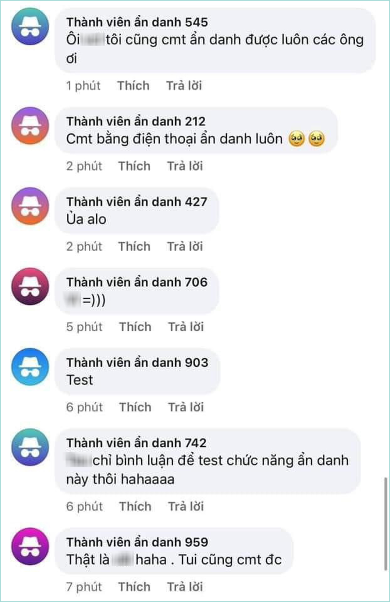 Cách bình luận ẩn danh trên facebook