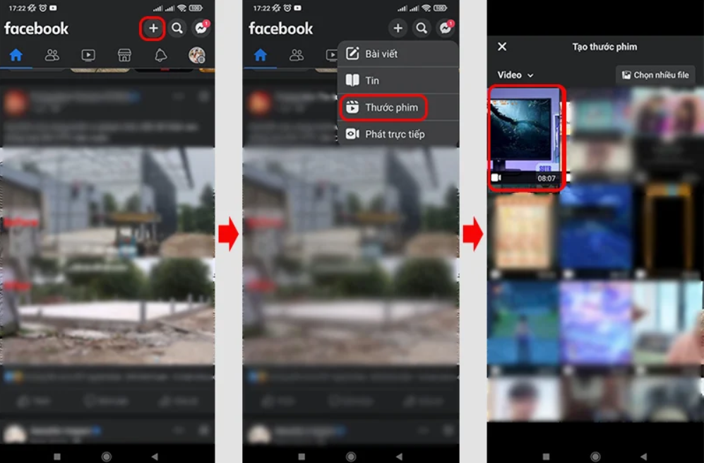 Hướng dẫn đăng video reel facebook