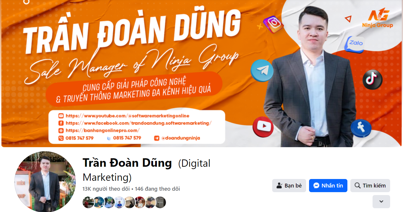 Ảnh bìa Profile Facebook chuyên nghiệp