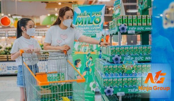Chiến lược Marketing Mix của Milo về điểm bán, hệ thống phân phối