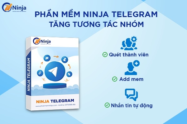 tính năng vào nhóm telegram tự động của Ninja Telegram
