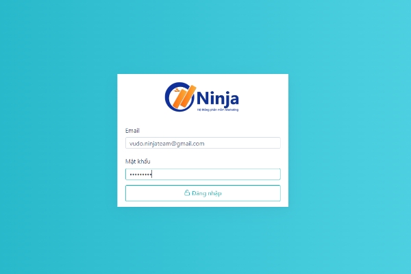 đăng nhập phần mềm theo tài khoản đã được cấp quyền từ phan mem Ninja.